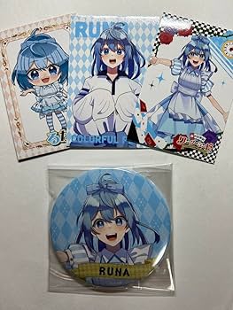 カラフルピーチ　からぴち　のあ　えと　るな ワンダーランド　缶バッジ 2025年最新】カラフルピーチ るな ワンダーランド 缶バッジの